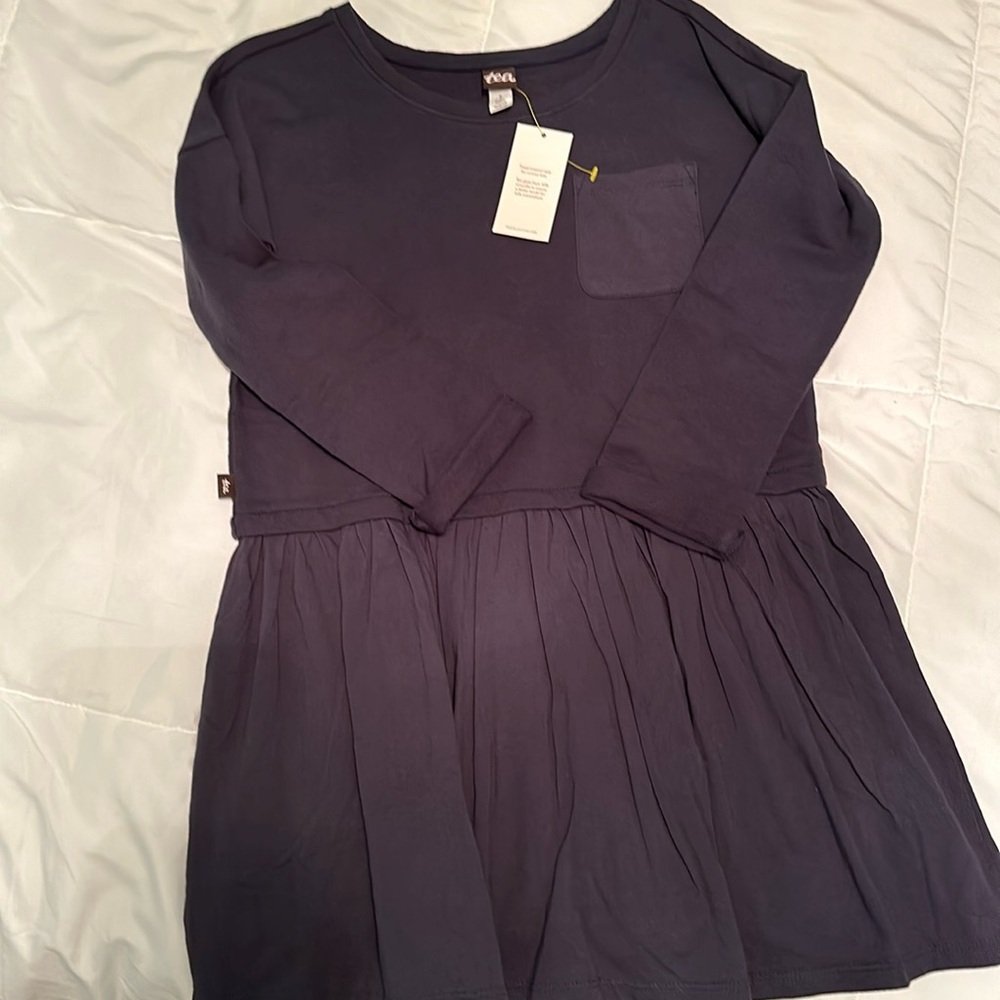 NWT. Navy Tea cotton dress.